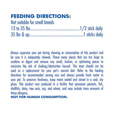 Chicken Flavor Puppy Jumbo Teething Sticks Dental Dog Treats, 7 count