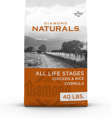 Naturals Chicken & Rice Formula All Life Stages Dry Dog Food, 80-lb bundle