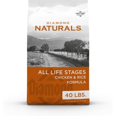 Alimento seco para perros Naturals con fórmula de pollo y arroz para todas las etapas de la vida, paquete de 80 lb