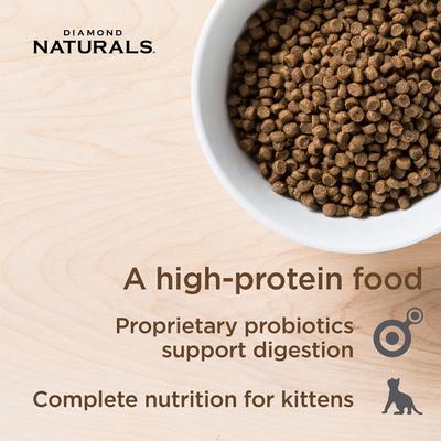 Alimento seco para gatos Naturals Kitten Formula, bolsa de 6 lb