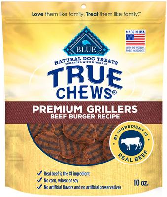 True Chews Beef Burger Recipe Dog Treats, 10-oz bag