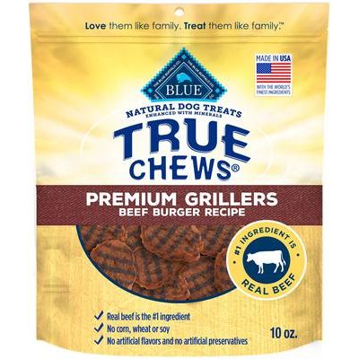 Premios para perros True Chews con receta de hamburguesa de res, bolsa de 10 oz