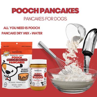 Begging Bacon Pooch Pancakes Mix Dog Soft & Chewy Treats, 14-oz pouch