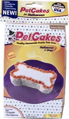 Halloween Turkey Flavored Cake Kit Dog Treats, 5-oz bag