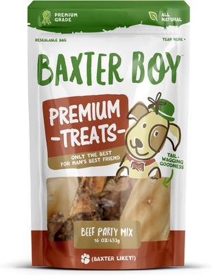 Beef Party Mix Dog Treats, 16-oz bag