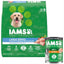 Paquete: Alimento húmedo Iams ProActive Health Classic Ground con pollo y arroz integral + Alimento seco para perros de razas grandes con pollo real