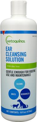 Ear Cleaning Solution for Dogs & Cats, 16-fl oz bottle