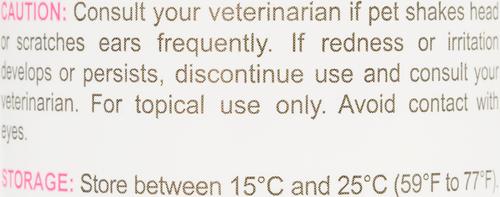 Ear Cleaning Solution for Dogs & Cats, 16-fl oz bottle