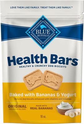 Health Bars Baked with Banana & Yogurt Dog Treats, 16-oz