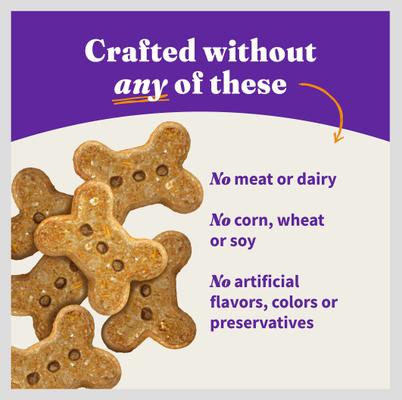 Plant-Based Dog Treats with Peanuts & Pumpkin Vegan Dog Treat, 8-oz