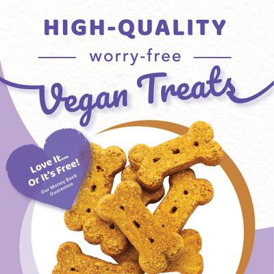 Plant-Based Dog Treats with Peanuts & Pumpkin Vegan Dog Treat, 8-oz