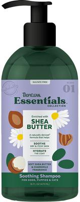 Essentials Soothing Shea Butter Dog Shampoo, 16-fl oz bottle