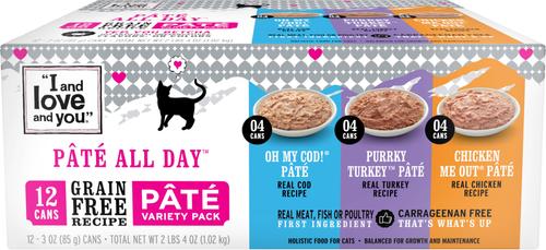 Purrky Turkey Pate Grain-Free Canned Cat Food, 3-oz, case of 24