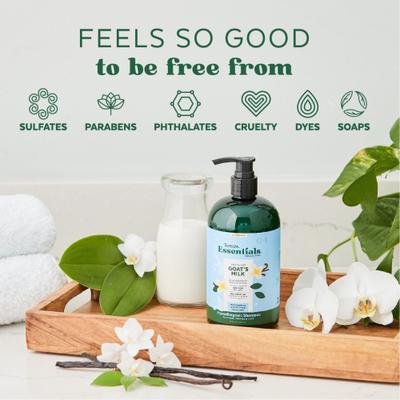 Essentials Hypoallergenic Goat's Milk Dog Shampoo, 16-fl oz bottle