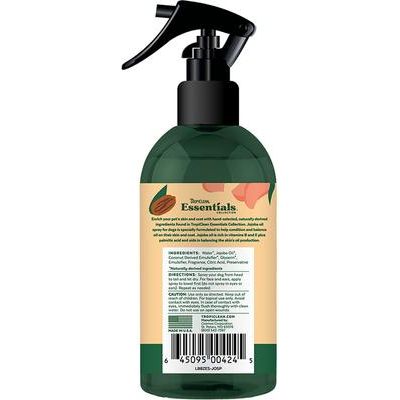 Spray desodorante acondicionador Essentials con aceite de jojoba para perros, botella de 8 onzas líquidas