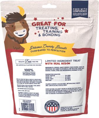 Rewards Bison Flavored Crunchy Biscuit Dog Treats, 14-oz bag