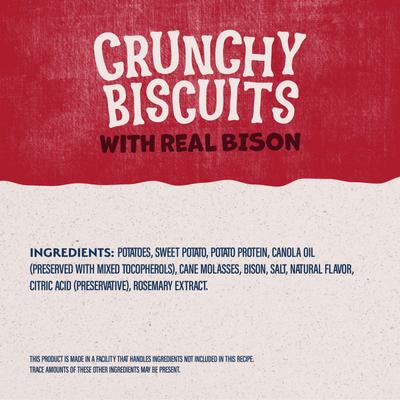Rewards Bison Flavored Crunchy Biscuit Dog Treats, 14-oz bag