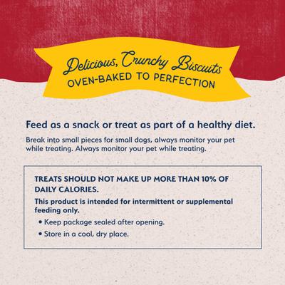 Rewards Bison Flavored Crunchy Biscuit Dog Treats, 14-oz bag