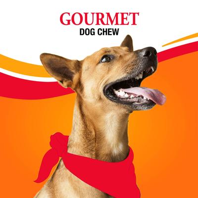 Triple Flavor Twist Ropes Pork, Beef & Chicken Dog Treat Chews, Large, 3 count