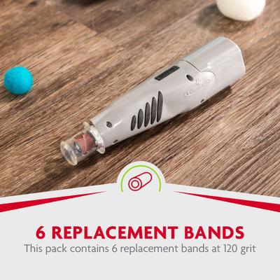 Nail Grinder Replacement Bands, 6-pack