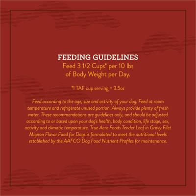 Filet Mignon Flavor Tender Loaf in Gravy, Wet Dog Food, 3.5-oz cup, case of 12