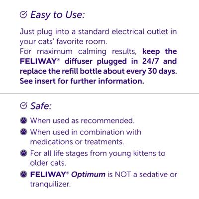 Optimum Enhanced Calming 30 Day Diffuser for Cats