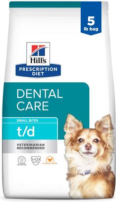 t/d Dental Care Small Bites Chicken Flavor Dry Dog Food, 5-lb bag