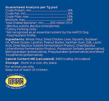 Pro-Pill Pods Peanut Butter Flavored Dog Treats, Large, 30 count