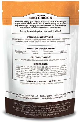 Better BBQ Chick'n Plant-Based Dog Treats, 6-oz bag