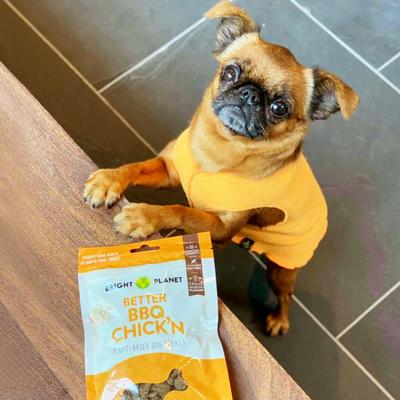 Better BBQ Chick'n Plant-Based Dog Treats, 6-oz bag
