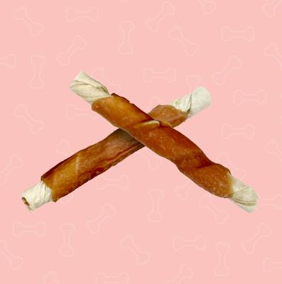 Triple Flavor Ribs Sirloin, Lamb, & Chicken Highly Digestible Rawhide Dog Treat Chews, 10 count