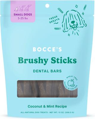 Dailies Brushy Sticks Small Coconut & Mint Recipe Dental Dog Treats, 13-oz bag