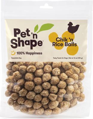 Golosinas para perros Chik 'n Rice Balls, bolsa de 1 lb