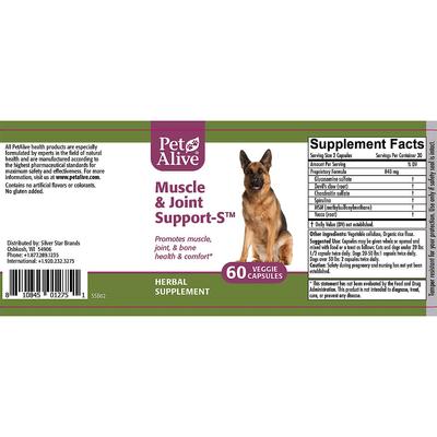 Muscle & Joint Support-S Dog & Cat Supplement, 60 count