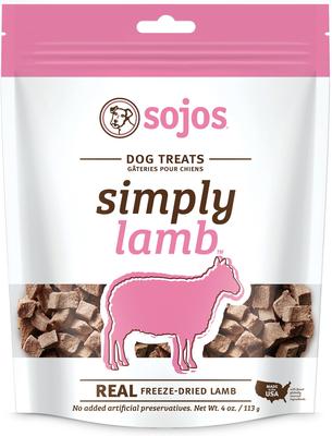 Simply Lamb Freeze-Dried Dog Treats, 4-oz bag