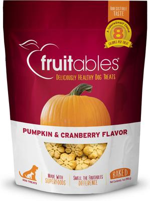 Pumpkin & Cranberry Flavor Crunchy Dog Treats, 7-oz bag