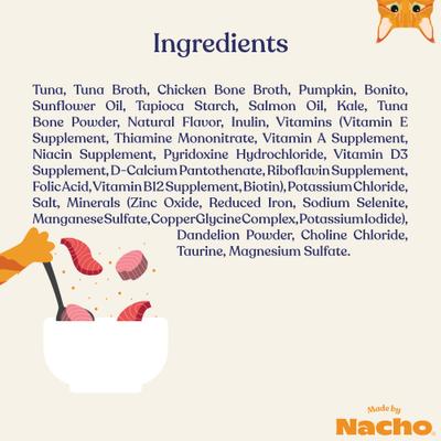 Flaked Tuna & Bonito Recipe in Bone Broth Grain-Free Wet Cat Food, 3-oz can, case of 12