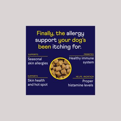 Bundle: Finn Allergy & Itch Beef Liver Flavored Soft Chew Allergy, 90 count + Calming Aid Soft Chew Dog Supplement, 90 count
