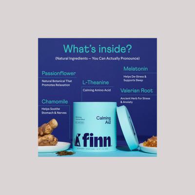 Bundle: Finn Allergy & Itch Beef Liver Flavored Soft Chew Allergy, 90 count + Calming Aid Soft Chew Dog Supplement, 90 count