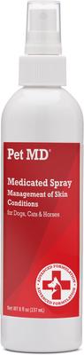 Antiseptic & Antifungal Medicated Spray for Dogs, Cats & Horses, 8-oz bottle