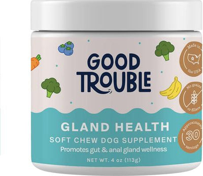 Suplemento masticable para la salud de las glándulas digestivas para perros, 30 unidades