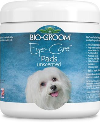 Toallitas para ojos sin perfume Eye-Care para perros, gatos y mascotas pequeñas, botella de 147 ml