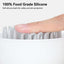 Self Cleaning Silicone Brush, White