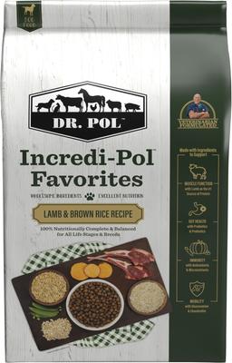 Incredi-Pol Favorites Lamb & Brown Rice Dog Food, 24-lb bag