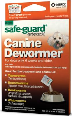 Dewormer for Hookworms, Roundworms, Tapeworms & Whipworms for Small Breed Dogs, 3 day treatment