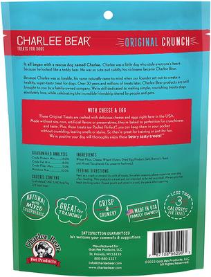 Bundle: Charlee Bear Liver Flavor + Cheese & Egg Flavor Dog Treats
