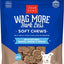 Wag More Bark Less Bacon, Cheese & Apples Soft Chew Dog Treats, 6-oz bag
