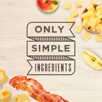 Wag More Bark Less Bacon, Cheese & Apples Soft Chew Dog Treats, 6-oz bag