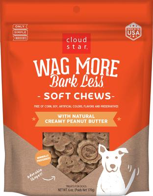 Wag More Bark Less Bacon, Cheese & Apples Soft Chew Dog Treats, 6-oz bag