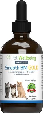 Smooth BM GOLD Bacon Flavored Liquid Digestive Supplement for Cats & Dogs, 4-oz bottle